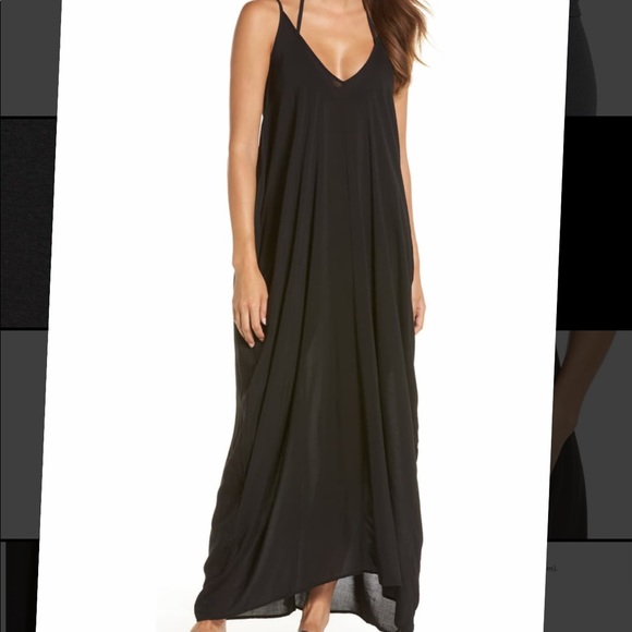 Elan Dresses & Skirts - Elan V-Back Cover-Up Maxi Dress